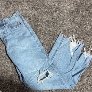 BDG Light Wash Distressed Boyfriend Jeans